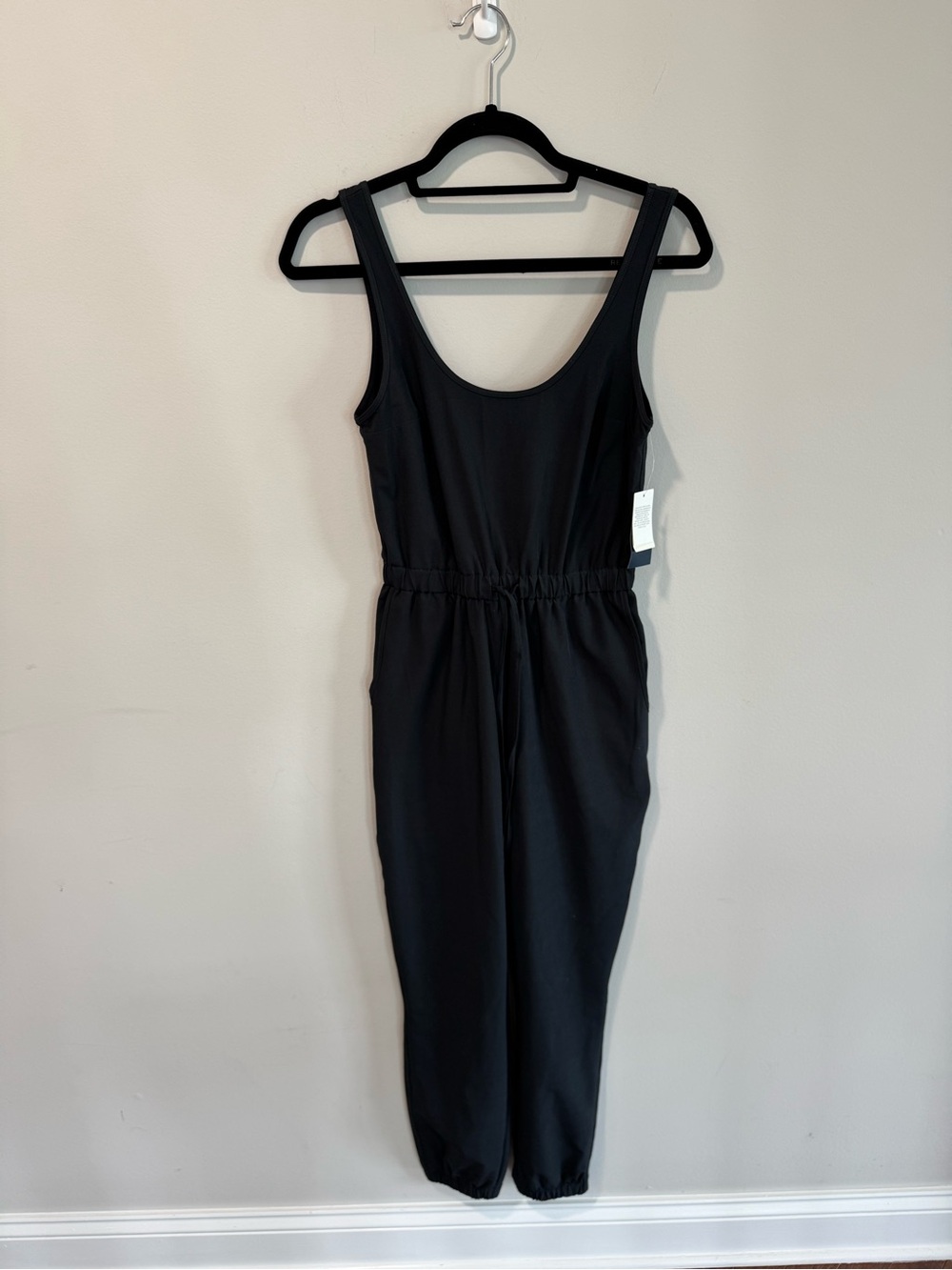 NWT Abercrombie & Fitch Black Scoop-Neck Jumpsuit